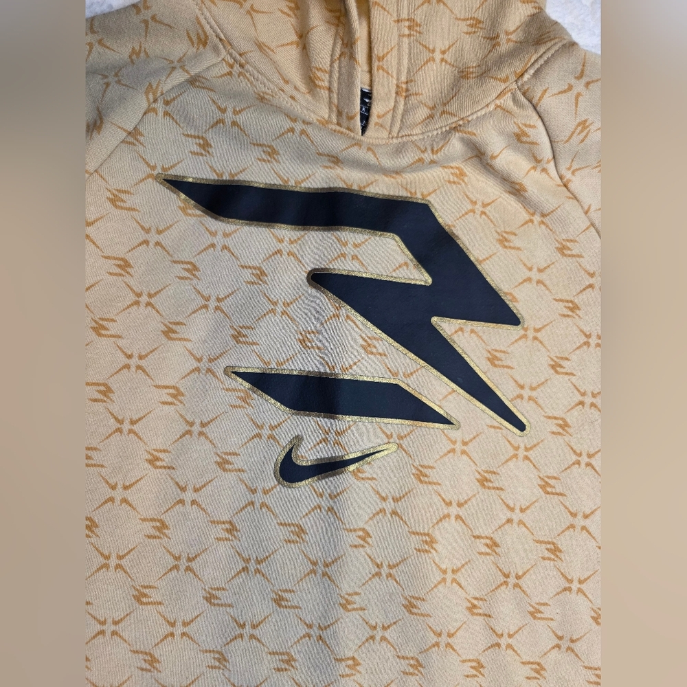 3BRAND by Russell Wilson Tan Graphic Hoodie Youth XL 13 15 - Picture 3 of 7
